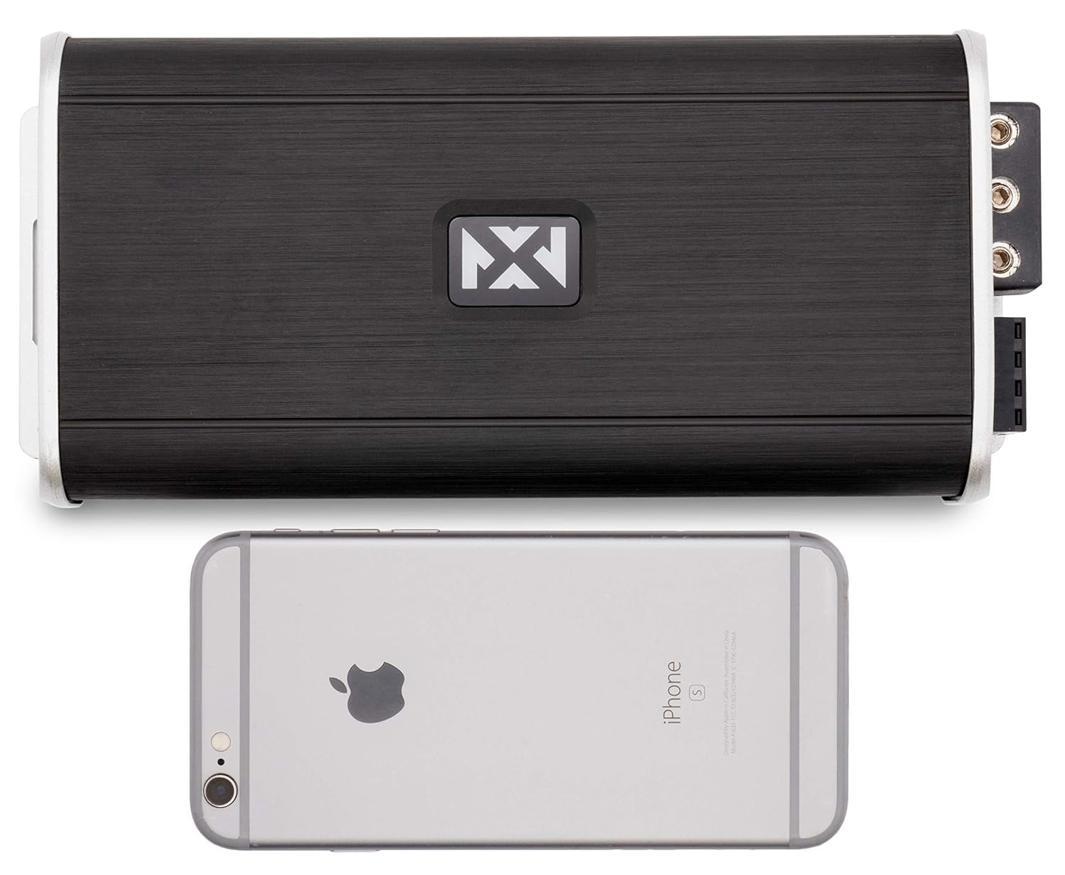 NVX VADM1 500W RMS Class D Monoblock Car/Marine/Powersports Amplifier with Bass Remote