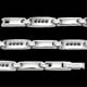 Sabona 21965 Dame Quatro Gem Bracelet Magnétique - Argent & Noir&44; Petit – image 1 sur 1
