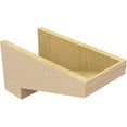 thumbnail image 5 of 9"W x 18"D x 9"H Wide Clemmons Rough Cedar Woodgrain TimberThane Corbel, Primed Tan, 5 of 6