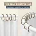 thumbnail image 5 of Evideco Shower Curtain Hooks (Set of 12), 5 of 8