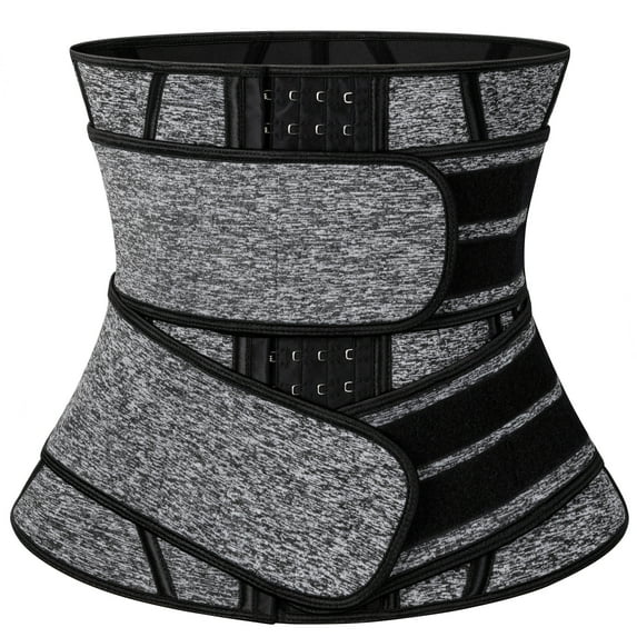 COMFREE Neoprene Long Torso Sauna Waist Trainer Corset Sweat Trimmer Belt for Women Compression Workout Fitness