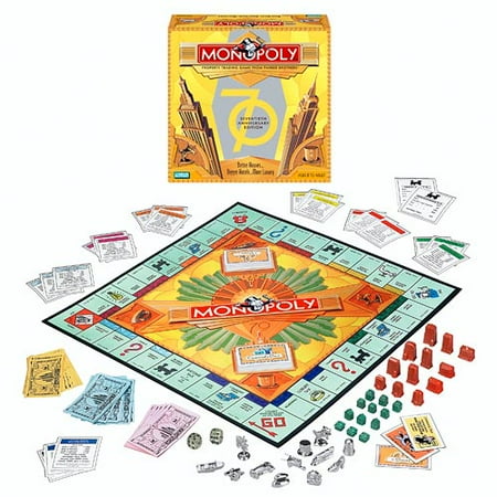 Parker Brothers Monopoly Rules - Monopoly (70th Anniversary Edition) Great Condition