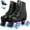 Crystal Black Flash, variant on YUCHANG Light-up Roller Skates for Women and Men, LED Skates for Girls and Boys, Deep Purple (Women's 8.5 / Men's 7)