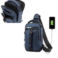 thumbnail image 6 of Slhenay Mens Shoulder Bag, Small Sling Messenger Bags, Water Repellent Cross Body Chest Bag, Running Hiking Biking Daypacks Crossbody Backpack for Men Women Small Chest Shoulder Bag, 6 of 8