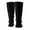 Black, variant on 's Leg Warmer Crochet Leggings Dance Boot Socks White