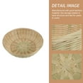 thumbnail image 2 of unbranded White Basket Bamboo Basket Lightweight Basket Handmade Basket 25.5x16.5cm, 2 of 8