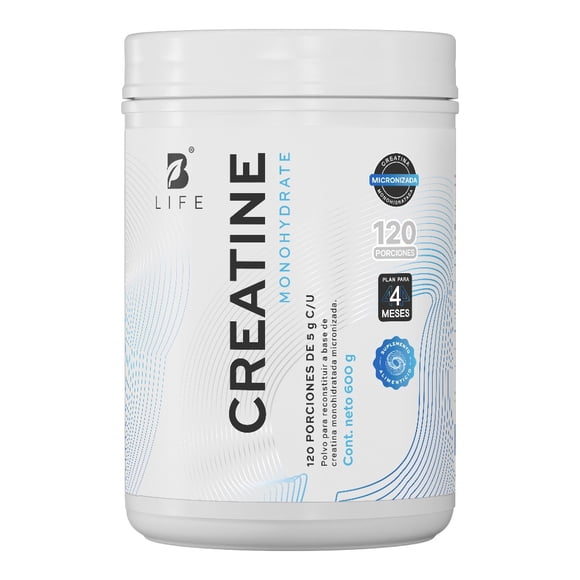 Suplemento alimenticio + B life + Creatine Monohydrate Powder 600g
