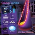 thumbnail image 4 of Columpio tipo cápsula para niños LFSMVT con luces LED azul (1 unidad), 4 of 6