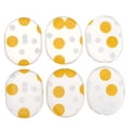 thumbnail image 3 of CIMAXIC 6Pcs Drum Set Mute Pads Silicone Yellow Dots Sound Control for Recording Sessions, 3 of 5