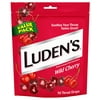 Luden's Wild Cherry Throat Drops, Deliciously Soothing, 90 Drops, 1 Bag
