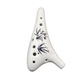 thumbnail image 1 of Ocarina de cerámica de 12 agujeros, idea de regalo pintada a mano para músico principiante, fácil de aprender 366, 1 of 5
