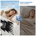 thumbnail image 2 of Black Aztec Cooling Blanket,Lightweight Breathable Summer Throw Blanket with Double Sided Cold Effect,Ethnic Southwest Boho Farmhouse Aesthetic Picnic Blankets Bed Sheet for Hot Sleepers 50"x60", 2 of 8