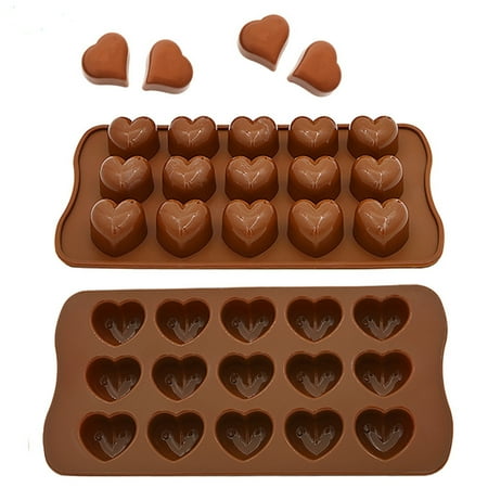 

TANGNADE Cake Mould Non Stick Silicone Chocolate Mold Love Heart Shaped Jelly Ice Fondant Sugar Tool