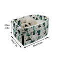 thumbnail image 4 of Greeniant Impresión de cactus, tela Interior para coche, casa para mascotas, portador de nido impermeable, vehículo Universal, asiento trasero para Suministros para perros Greeniant PT004522-00, 4 of 6