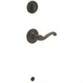 thumbnail image 2 of Schlage Dexter 1-3/8-in to 1-3/4-in Aged Bronze Single Cylinder Lever Entry Door Interior Handles, 2 of 2