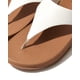 thumbnail image 2 of Sandalias tipo chancla FitFlop Lulu, puntera, piel blanca para mujer, 2 of 7