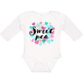 thumbnail image 3 of Inktastic Sweet Pea Hearts Boys or Girls Long Sleeve Baby Bodysuit, 3 of 5