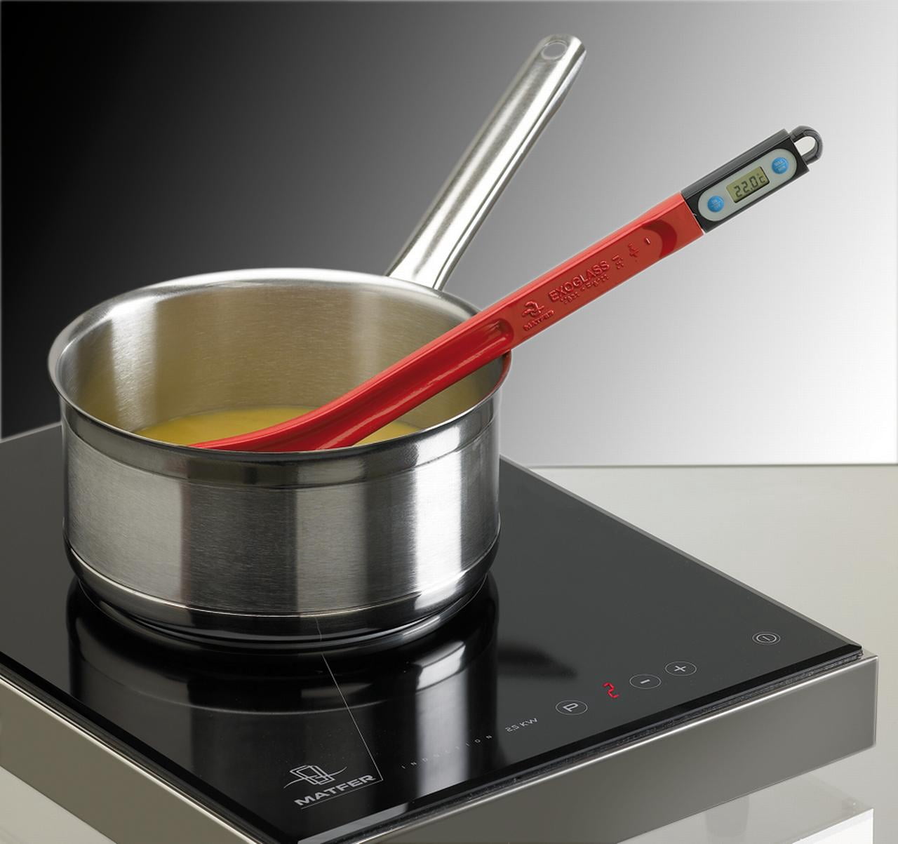 Matfer Bourgeat Exoglass® Thermometer Spatula, w/ Detachable Probe