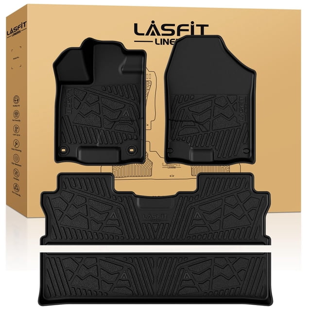 Alfombrillas LASFIT para Honda Ridgeline 2017-2025 Crew Cab