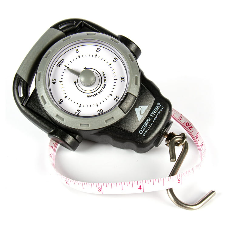 P-Line Fishing Scale with Large Round Dial - 50lb Capacity