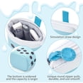 thumbnail image 4 of CHLUA Boba Milk Tea Plastic Pencil Case with Stand, Multicolor, 4 of 4