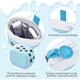 thumbnail image 4 of Bonito estuche para lápices, portalápices vertical, neceser telescópico, neceser emergente, papelería, caja de almacenamiento de escritorio, niña, estudiante, dama, adulto (azul) TUNC Sencillez, 4 of 5