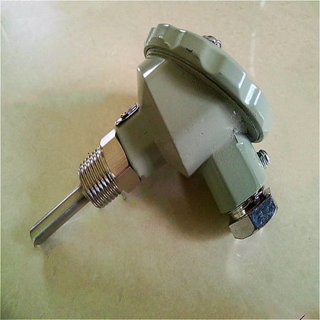 

Pt100 Thermal Resistance Temperature Sensor Thermocouple Thread ZG1/2 OD 8mm L50~300mm Probe