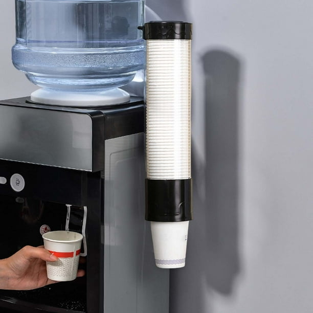 Organizadores y almacenamiento de armario, dispensador de agua de plástico colgante, vaso desechable con soporte adhesivo, vasos de papel, suministros para fiesta de Halloween, estante de almacenamien