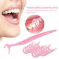 thumbnail image 4 of Floss Picks 1 Holder & 20pcs Refill Inter- Brush Stick Toothpick Flosser for Oral Deep, 4 of 5