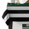 thumbnail image 3 of Thin Green White Line Tablecloth Rectangle Table Cloth 60x102 , Waterproof Tablecloth Outdoor Table Cloth, American Flag Star Washable Table Cover for Kitchen Dining Party, 3 of 8