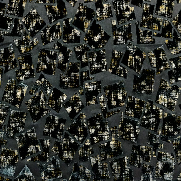 Metallic Ice Cube Burnout Velvet