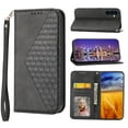 thumbnail image 1 of Case for Samsung Galaxy A14 5G, Magnetic Matte Premium PU Leather Stand Flip Cover with Card Slots and Wallet, Shockproof and Full Body Protection Compatible with Galaxy A14 5G - Black, 1 of 9