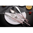 thumbnail image 4 of Travel Utensils, 18/8 Stainless Steel 4pcs Cutlery Set Portable Camp Reusable Flatware Silverware, 4 of 4