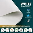 thumbnail image 7 of W69 x H72,White HILADUO Motorized Roller Shades 100% Blackout Window Roller Blinds Outside Mount Zigbee Motor Blind Shade Mobile Phone Remote Control Compatible Alexa Google Via Tuya Hub, 7 of 7