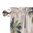 thumbnail image 5 of Living Room Curtains 72 Inches length, Palm Tree Window Treatment Curtain Drapes, Tropical Coconut Botanical Summer Seaside Light Filtering Drapes for Bedroom Laundry Room, 52"x72", 2 Panels, 5 of 7