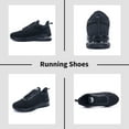 thumbnail image 7 of JOYFON Women Running Shoes Tennis Athletic Sneakers Air Cushioned Non Slip Lightweight Walking Shoes BackGray Size 8.5, 7 of 7