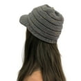 thumbnail image 5 of SHTXOZHI Warm Winter Hats for Women Knitted Crochet Beanies with Brim Outdoor Snow Ski Caps, 5 of 5