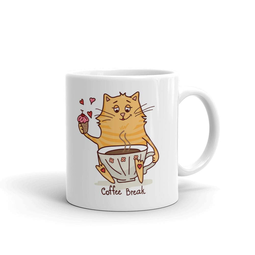 Cat Animal Quote The World For Cats Coffee Tea Ceramic Mug Office Work Cup Gift 
