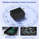thumbnail image 2 of Cargador REUTIXUN de 45 W de doble puerto con cable USB C a C de 3 m para Samsung, 2 of 7
