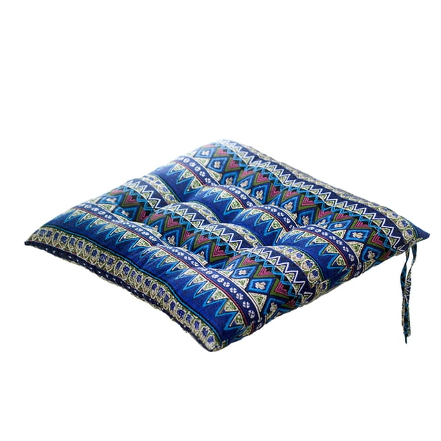 Office Chair Cushion 18 In Diameter 45 cm Round Seat Pad With Multicolor Cloth Cover For Home Kitchen And Office Use