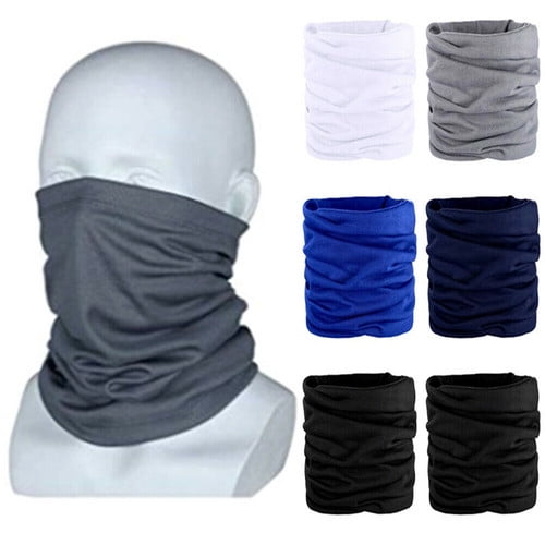 Details about   Unisex Bandana Neck Gaiter Tube Headwear For Women Men Face Scarf 