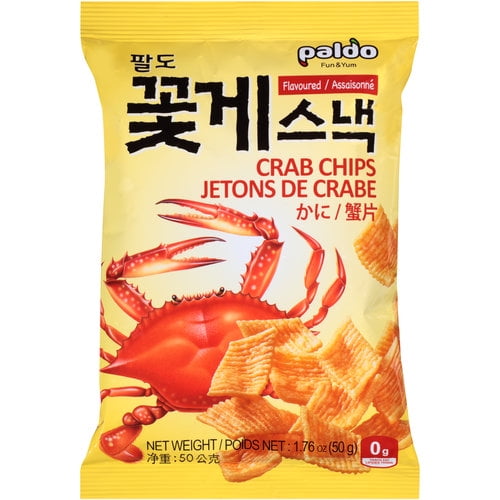 Paldo Crab Chips – 1.76 OZ pack of 2