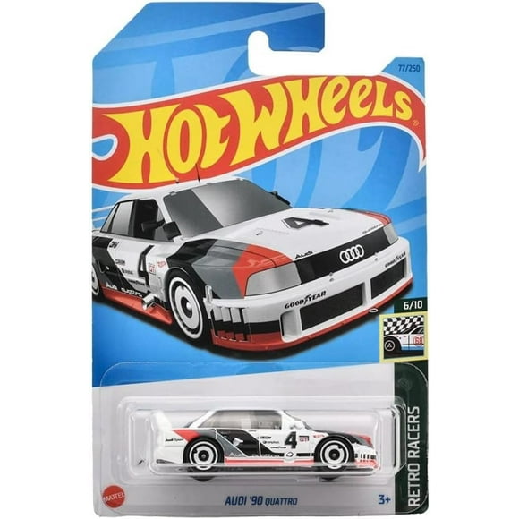Auto de juguete Hot Wheels Audi '90 Quattro HNJ85 para niños mayores de 3 años
