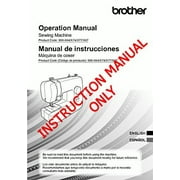 Angle View: Brother SM1738D Sewing Machine Owners Instruction Manual