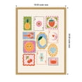 thumbnail image 5 of Kate and Laurel Framed Canvas Wall Art Print Storytelling Shores by Aislinn Simmonds Duchess Plum, 18 x 24 Sylvie Bright Gold Frame, Whimsical, Still Life Art for Wall Decor, 5 of 8