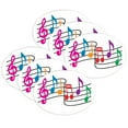 thumbnail image 2 of Ashley Productions Magnetic Whiteboard Eraser, Music Notes, Pack of 6, 2 of 2