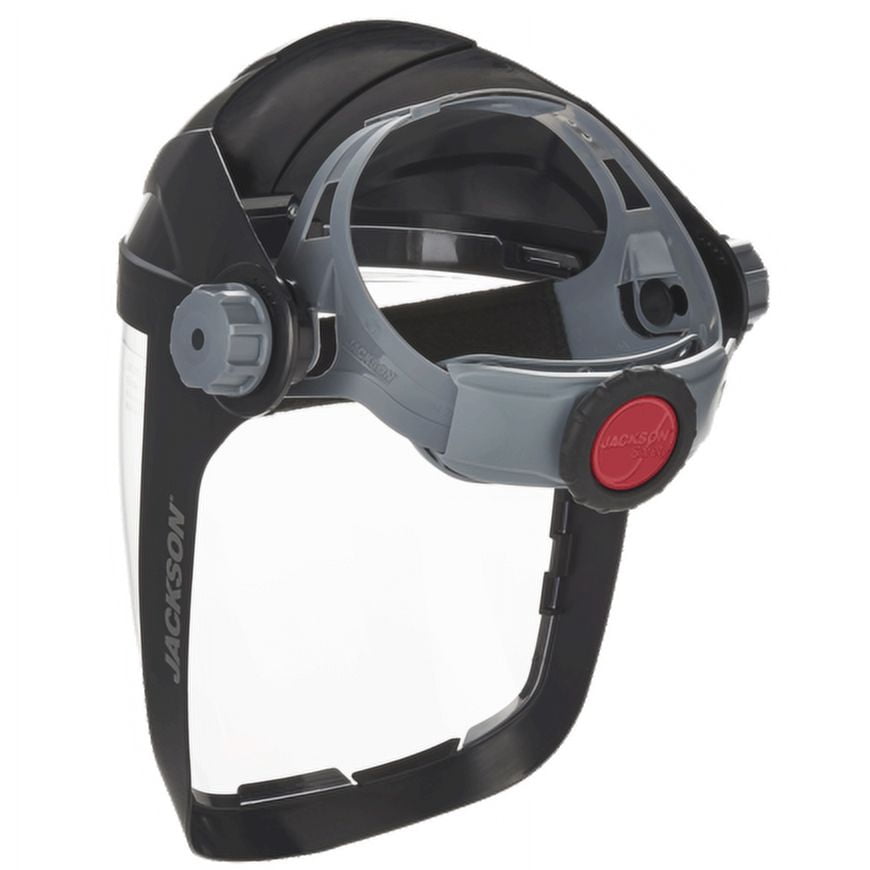 Jackson Safety Premium Ratcheting Headgear Face Shield with Clear Tint Anti-Fog