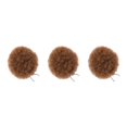 thumbnail image 2 of maskred Fashionable Afro Puff Drawstring Ponytail Bun Synthetic Hair Bun For Trendy Brown 3Set, 2 of 6