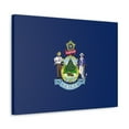 thumbnail image 4 of Maine State Flag Canvas Vibrant Wall Art Unframed Home Decor, 4 of 13