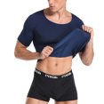 thumbnail image 4 of POP CLOSETS Compression Shirts for Men Slimming Shirt Body Shaper T-Shirt to Hide Gynecomastia Moobs Base Layer Tank Tops, 4 of 7